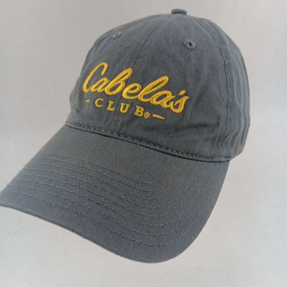 Cabela's Men's Gray Strapback Embroidered Logo Baseball Cap - One Size